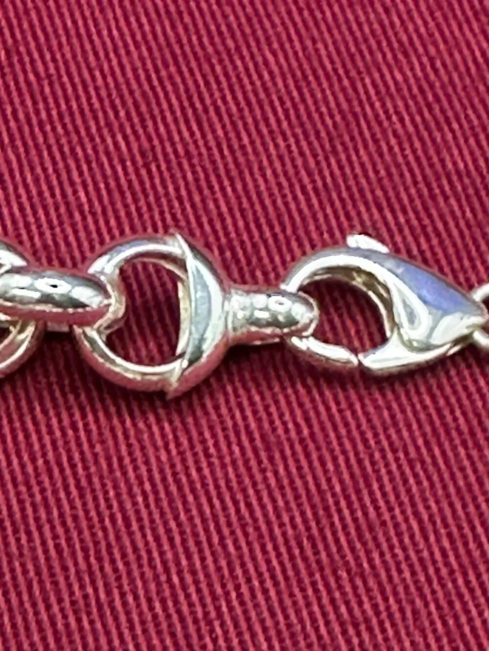 Milor Italy 950 Ultrafine Silver Open Link Bracelet - Picture 12 of 16